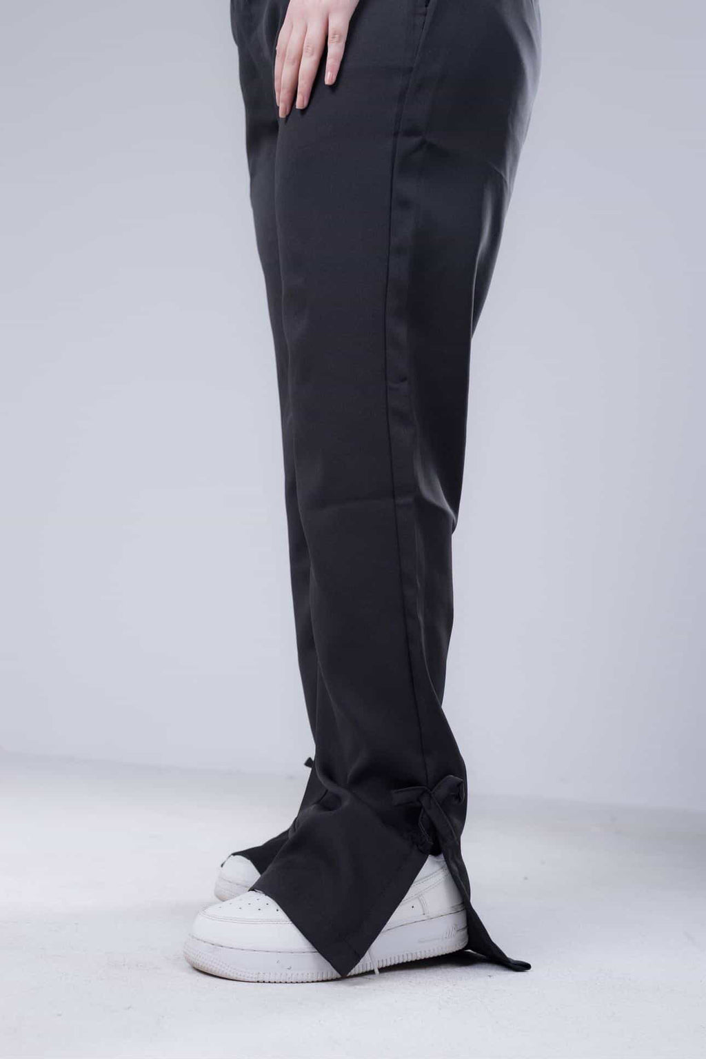 Black Wideleg Pants