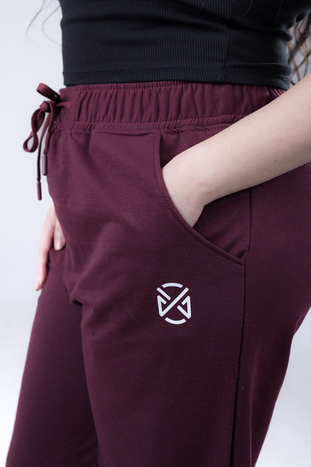 Unisex Burgundy Sweatpants