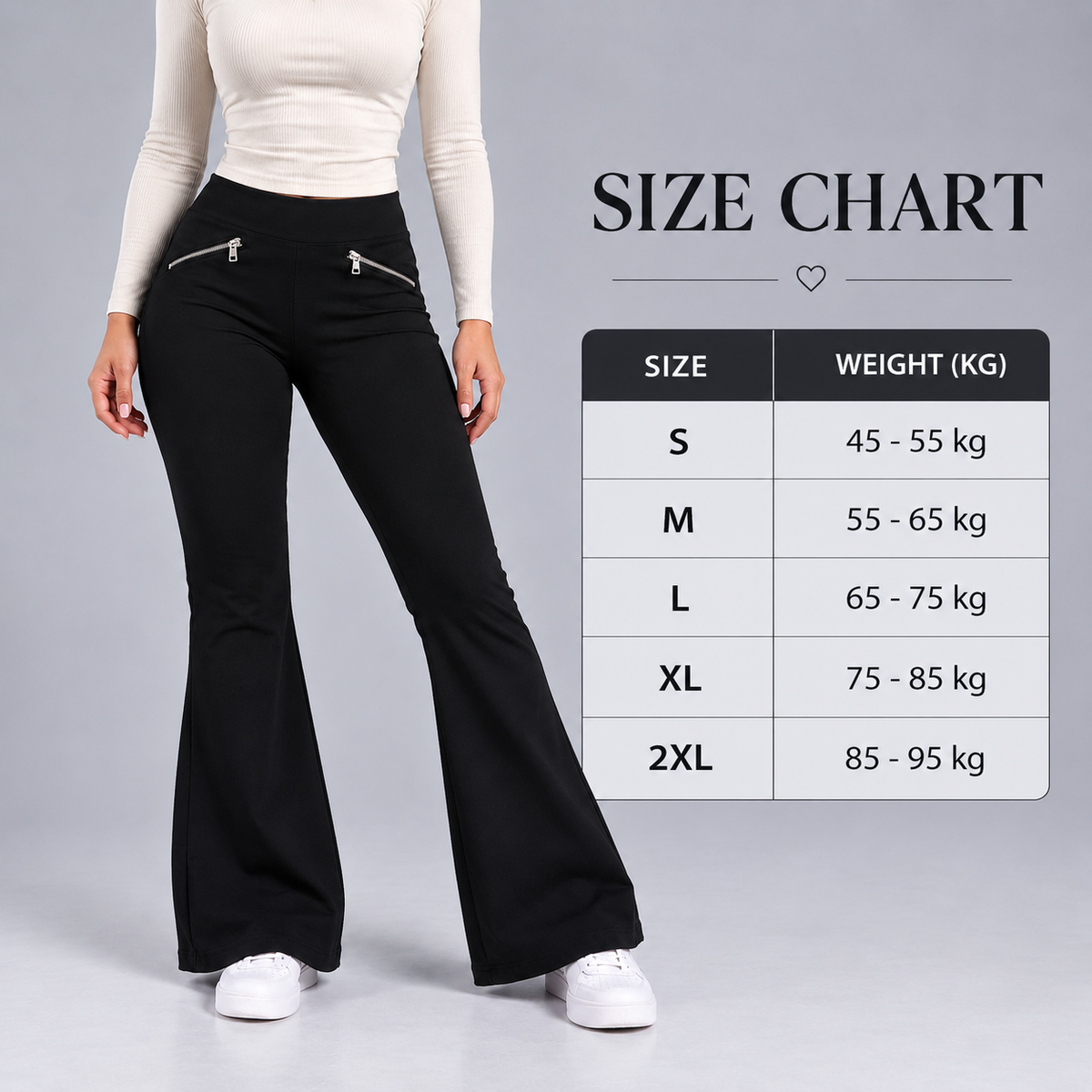 Flare Zip Pants