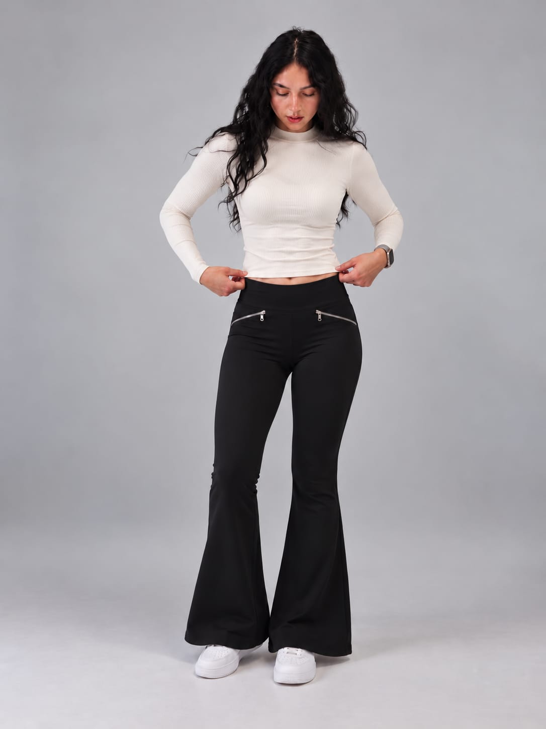 Flare Zip Pants