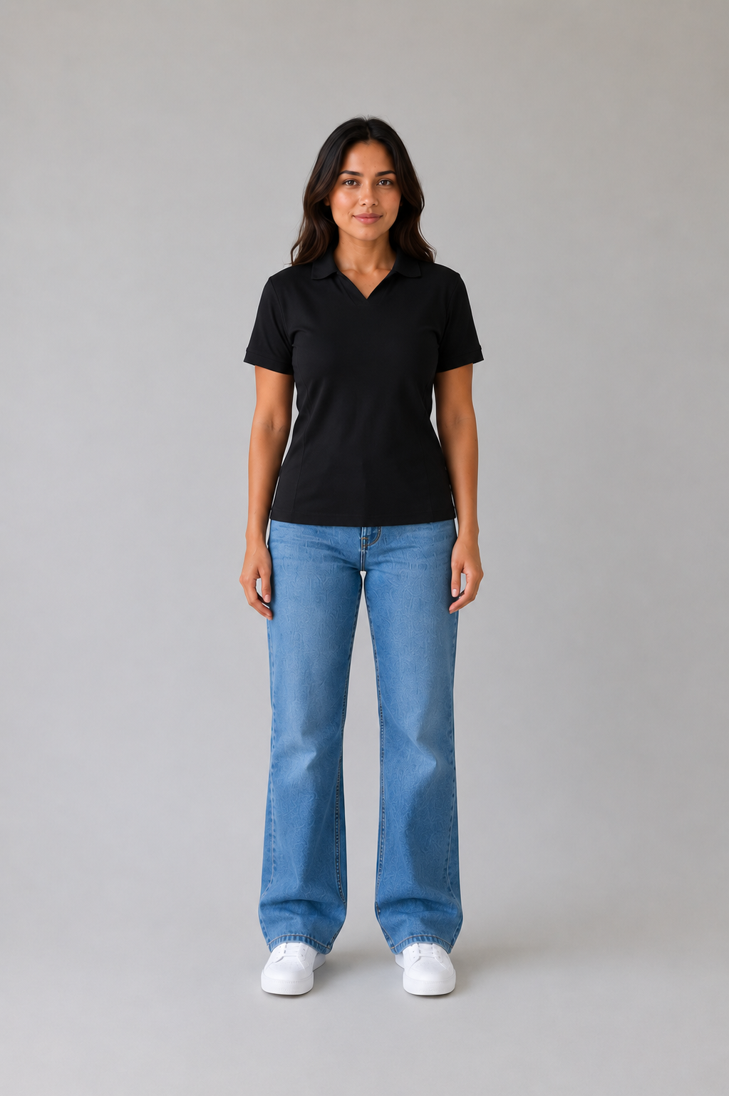black shirt