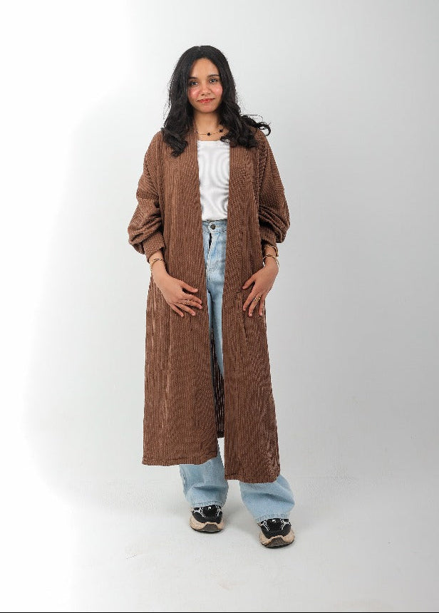 Cardigan in Brown