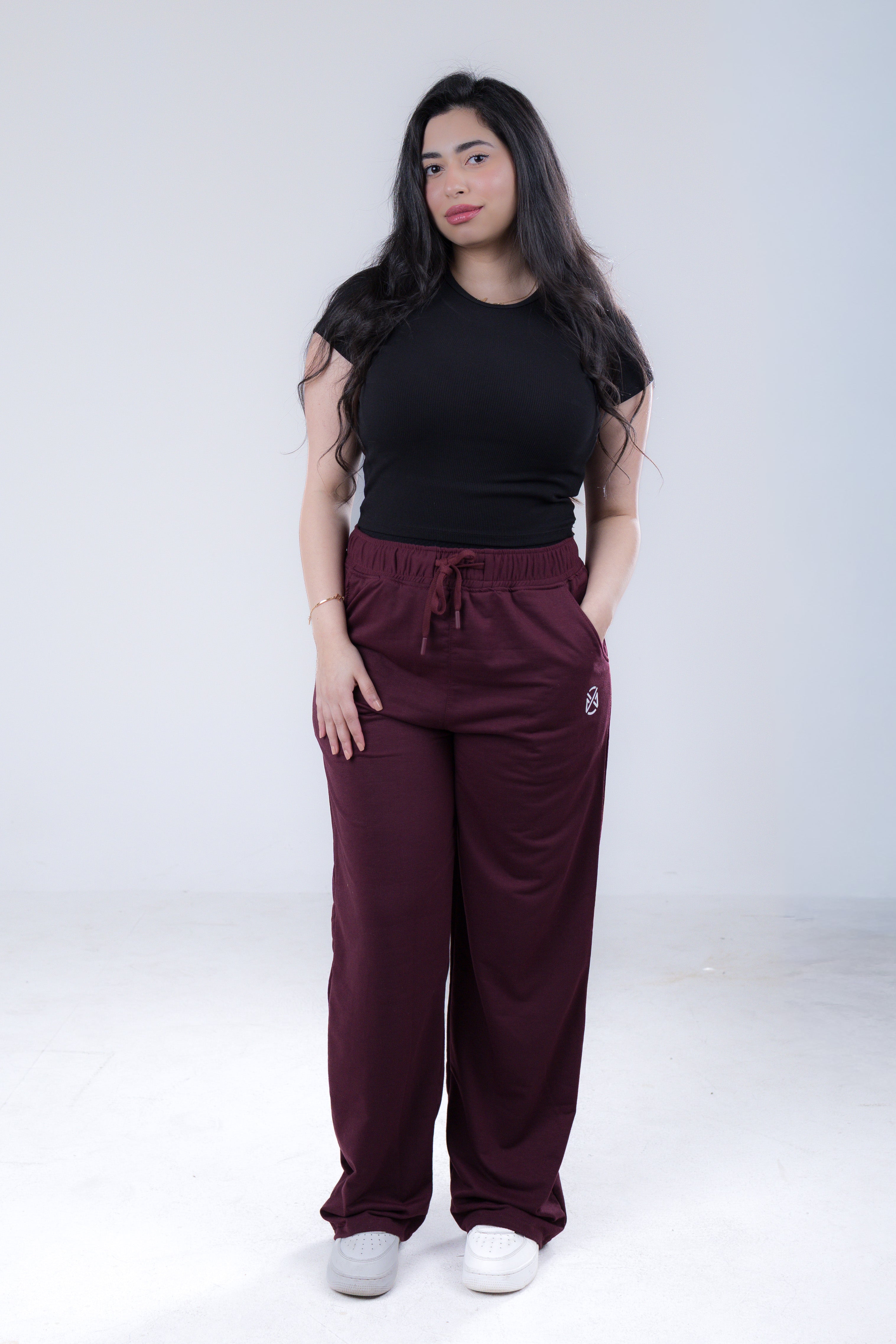 Unisex Burgundy Sweatpants