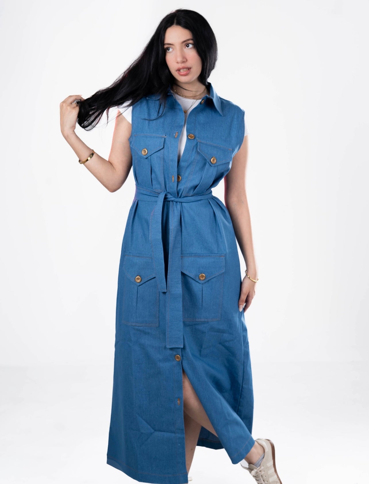 Denim dress
