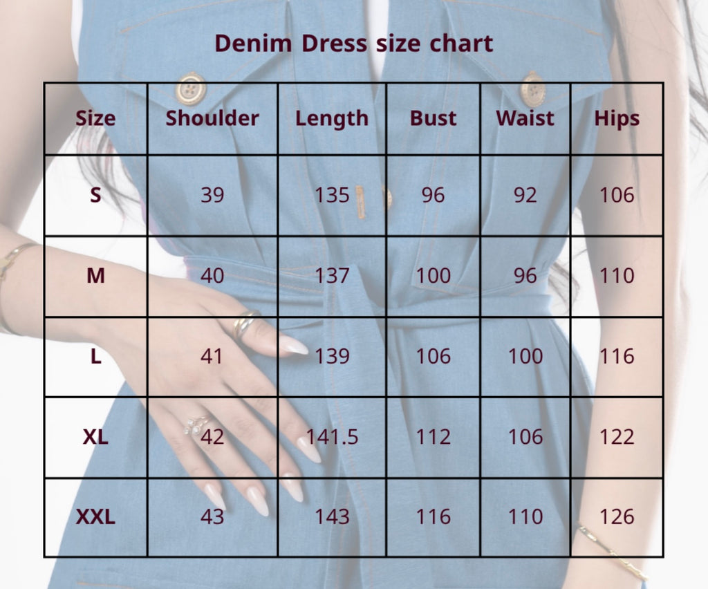 Denim dress