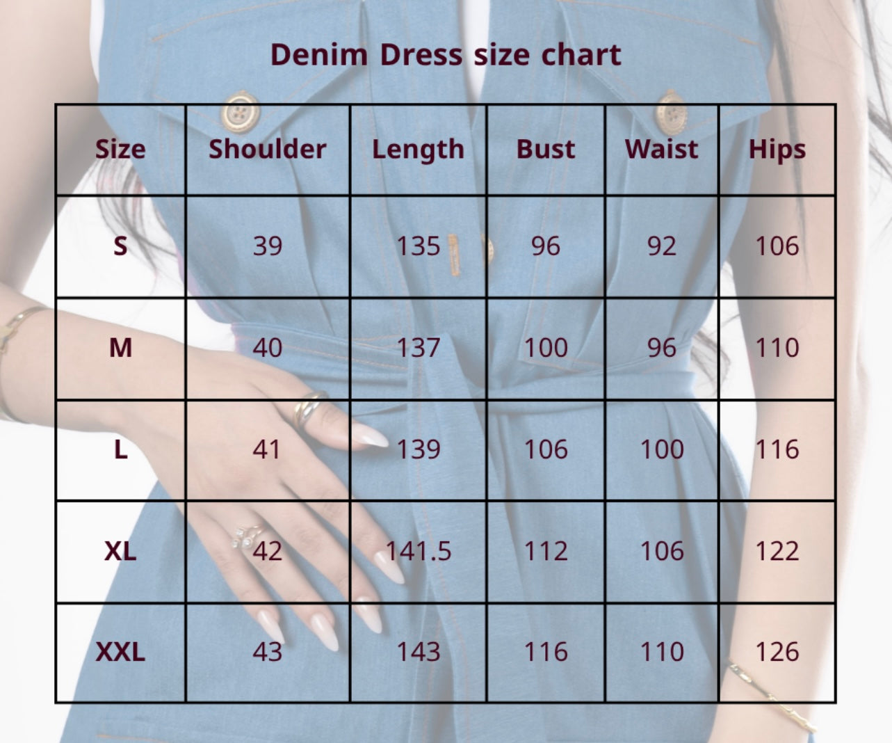 Denim dress