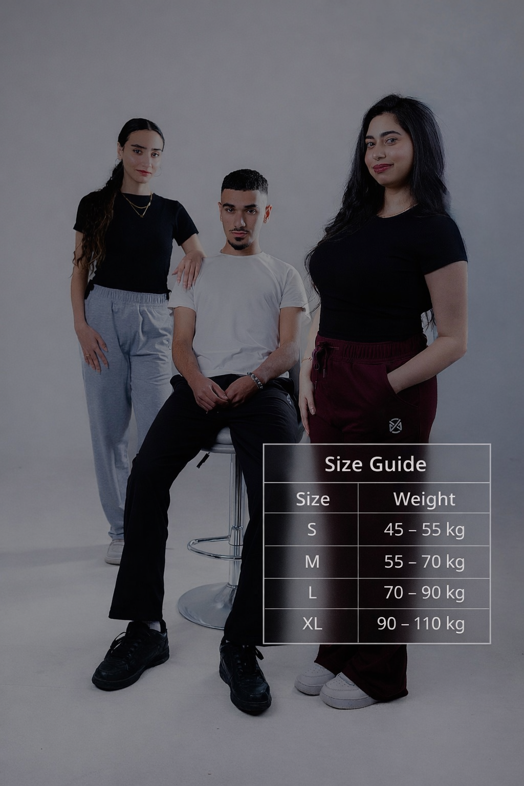 Unisex Black Sweatpants