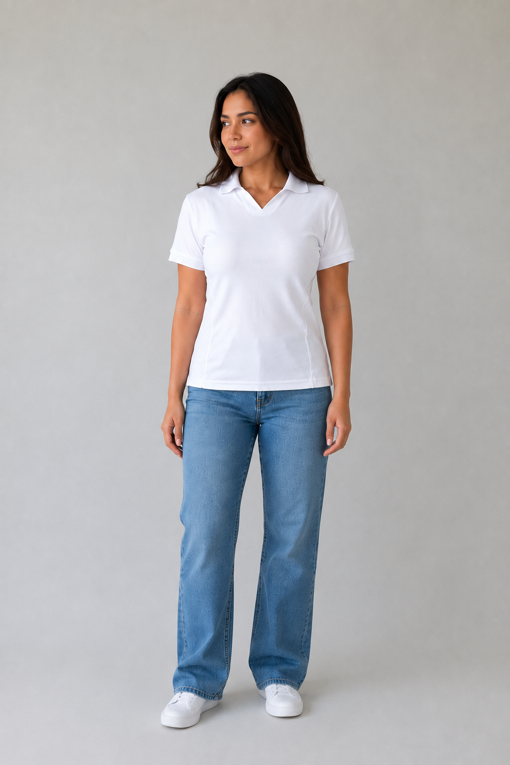 white shirt