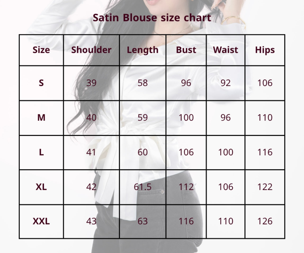 White Satin Blouse