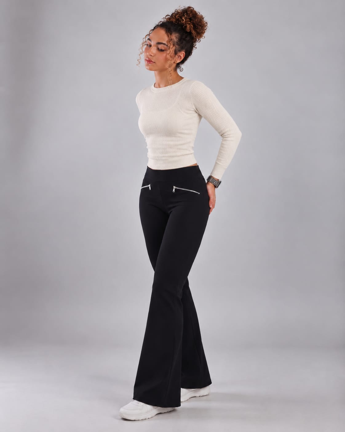 Flare Zip Pants