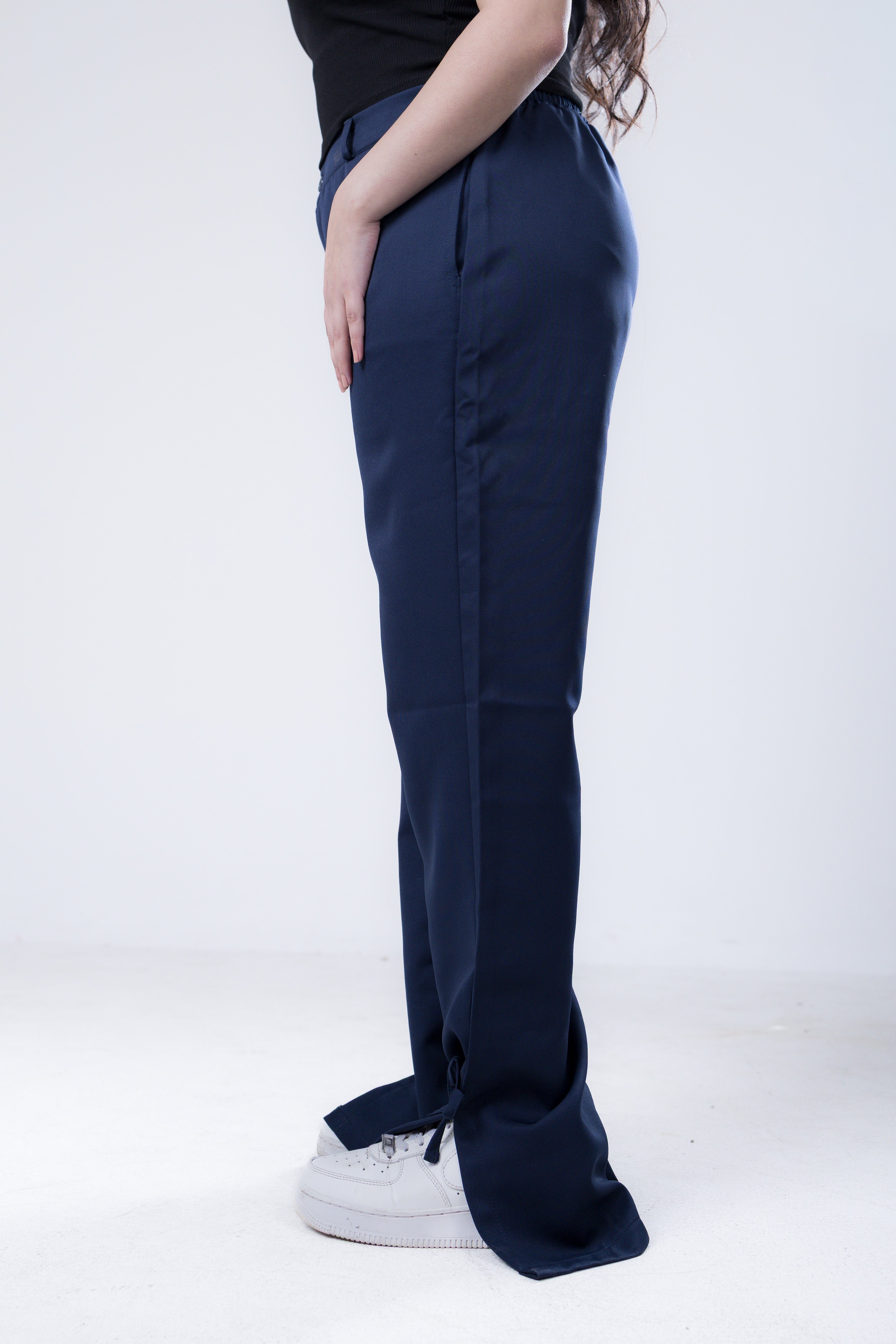 Navy Wideleg Pants