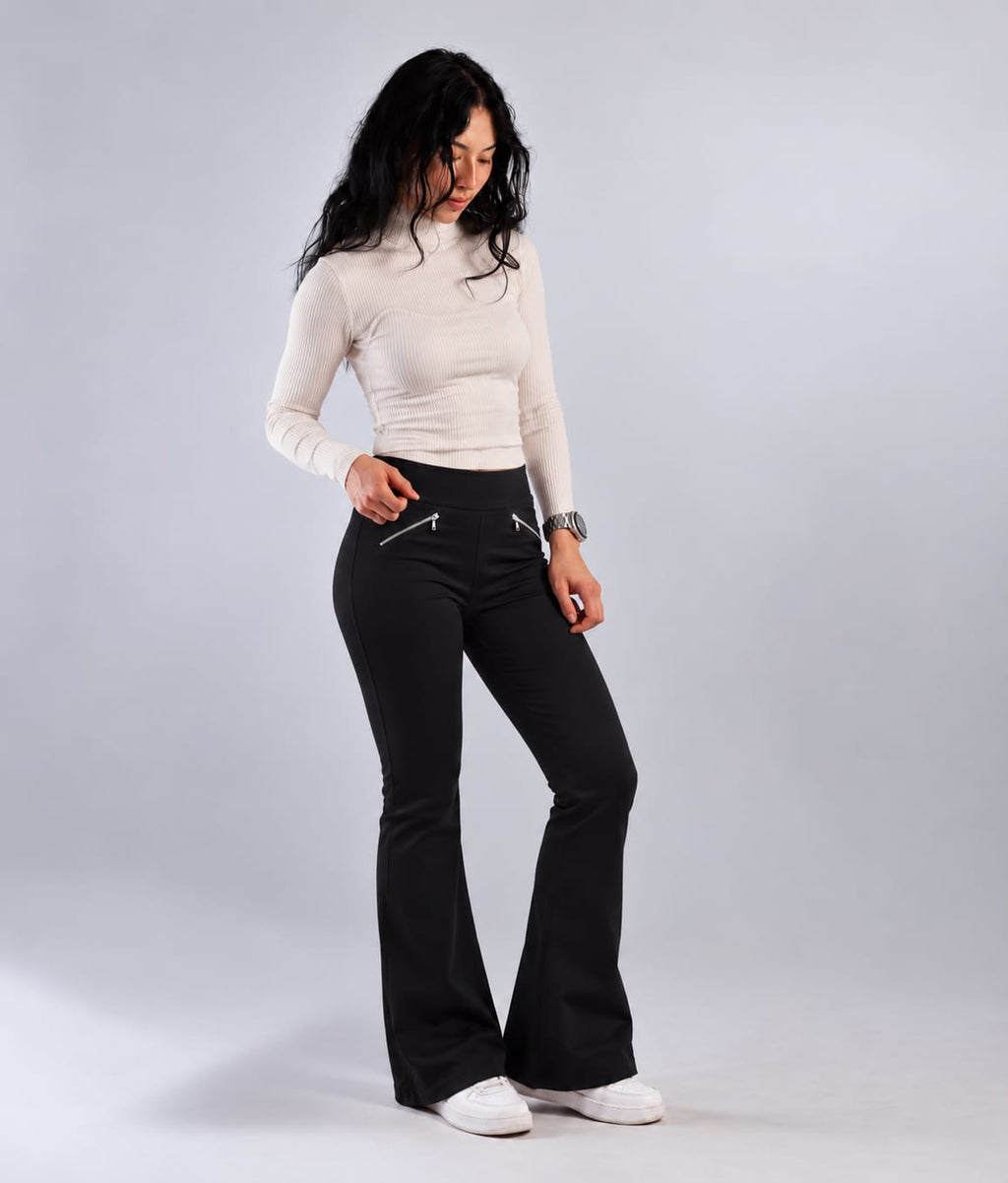 Flare Zip Pants